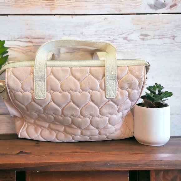 Betsey Johnson Pink Hearts bag - Picture 3 of 9